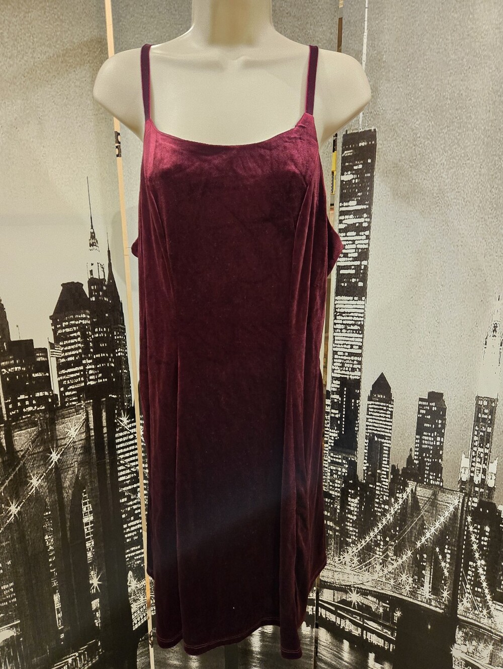 Lily Rose Size 1X Red Velvet Dress